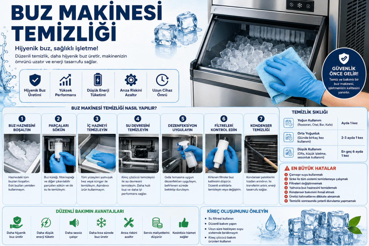 Buz Makinesi Temziliği Nasıl Yapılır?