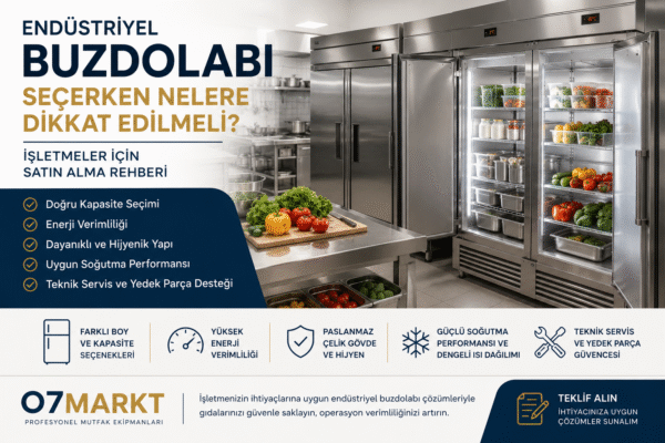 Endüstiriyel Buzdolabı Seçerken Nelere Dikkat Edilmeli?